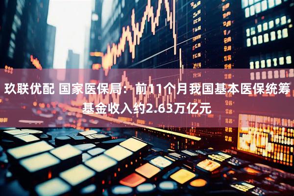 玖联优配 国家医保局：前11个月我国基本医保统筹基金收入约2.63万亿元